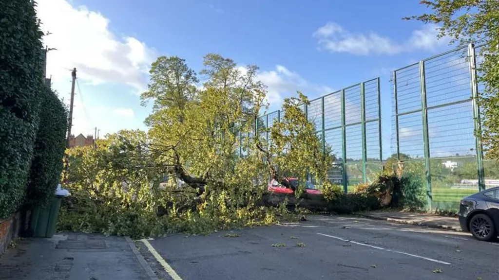 Strong Winds Cause Travel Disruption Across South East England