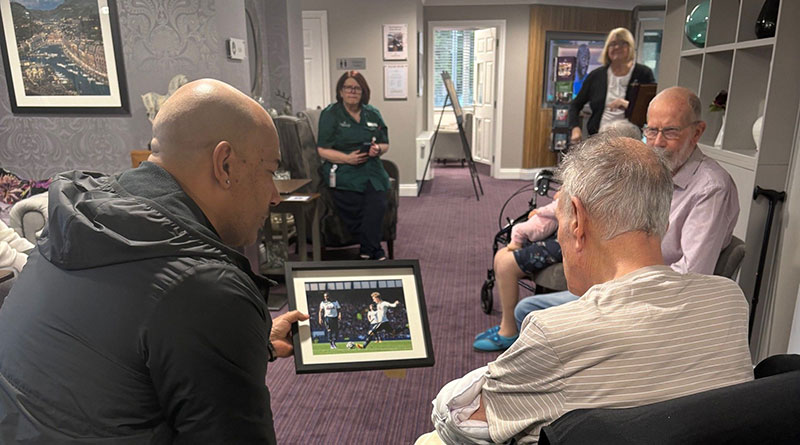 Tottenham Legends Bring Joy to Residents at Bayleaf Care Home in Huntingdon