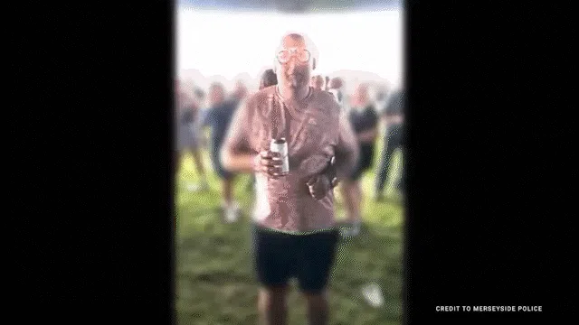 Police released footage showing Naylor after the crash