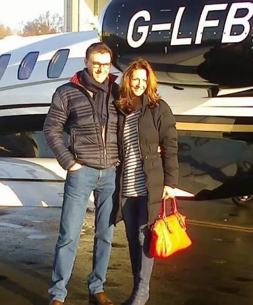 Mark Rowe and his wife Nicola